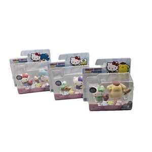 Hello Kitty & Friends Jazwares Series 1 Figure Packs Keroppi, Tuxedosam, Pompom‎